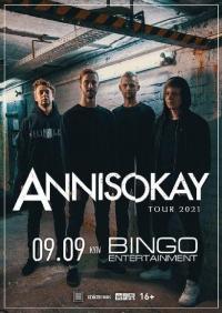 Annisokay в Киев 09.09.2021 - Клуб Bingo начало в 19:00 - подробнее на сайте AFISHA UA