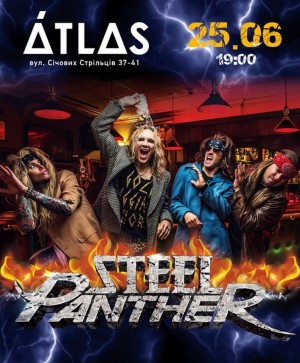 Steel Panther в Киев 25.06.2018 - Клуб Atlas начало в 19:00 - подробнее на сайте AFISHA UA